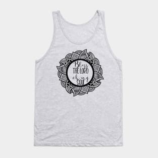 Bless the Lord oh my SOUL (inside wrought iron wreath) Tank Top